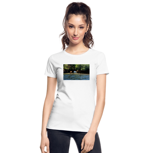 Salt River Horses | Women's Organic T-Shirt - White - white