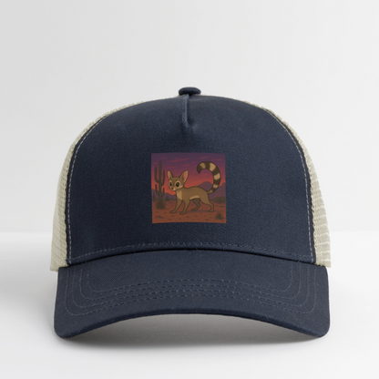 'Ringtail| Landscape' Trucker Hat - pacific/oyster