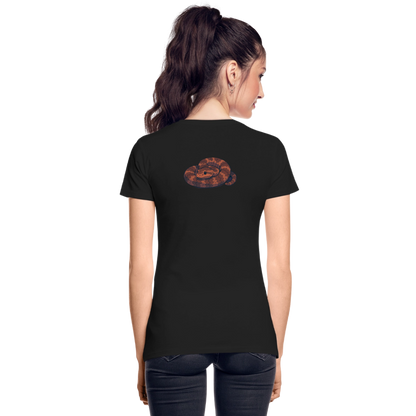 Ridge-nosed Rattlesnake Spotlight | Women's Organic Classic T-Shirt - Black - black