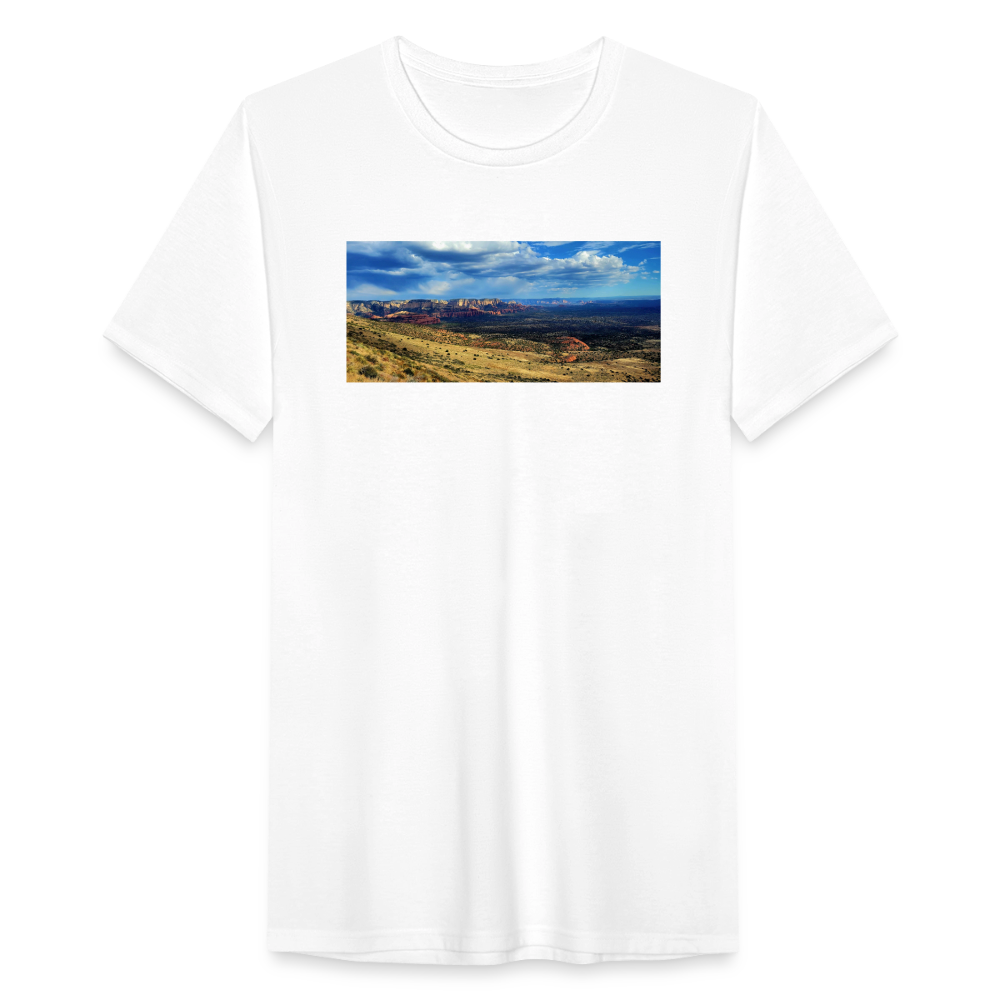 Verde Valley Views | Men’s Tri-Blend T-Shirt - White - white