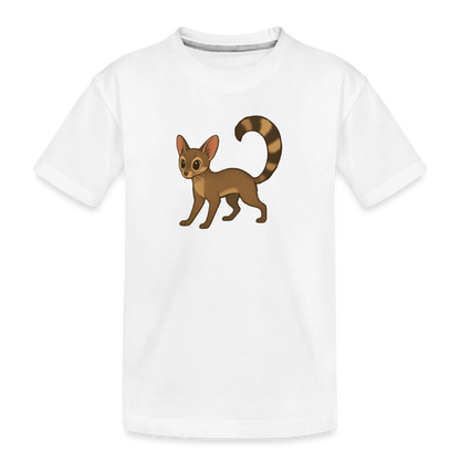 Ringtail Spotlight | Kids Organic T-Shirt - White - white