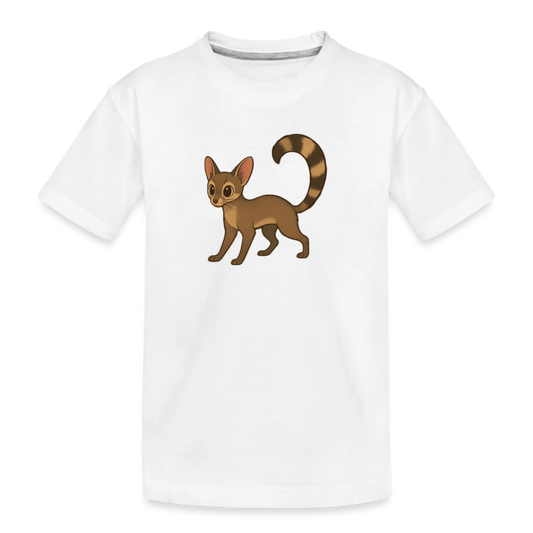 Ringtail Spotlight | Kids Organic T-Shirt - White - white