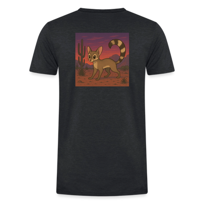 Ringtail Landscape | Men's Tri-Blend Classic T-Shirt - Black - heather black