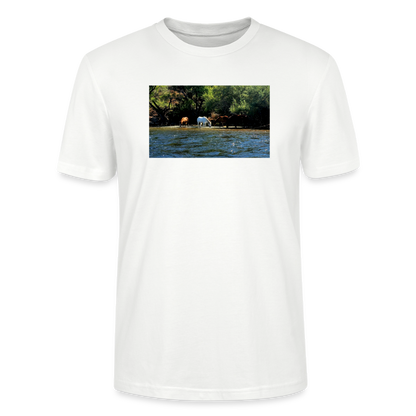 Salt River Horses | Men's Organic T-Shirt - White - white