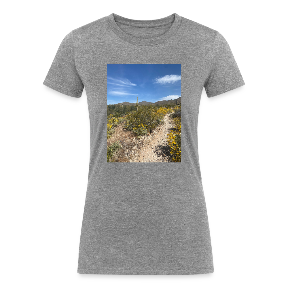 Lost Dog Trail | Women's Tri-Blend T-Shirt - Gray - heather gray