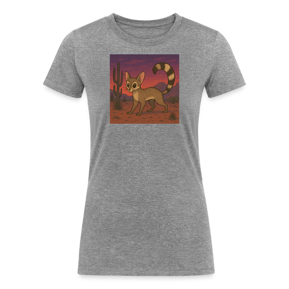 Ringtail Landscape | Women's Tri-Blend T-Shirt - Gray - heather gray