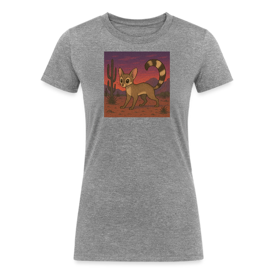 Ringtail Landscape | Women's Tri-Blend T-Shirt - Gray - heather gray