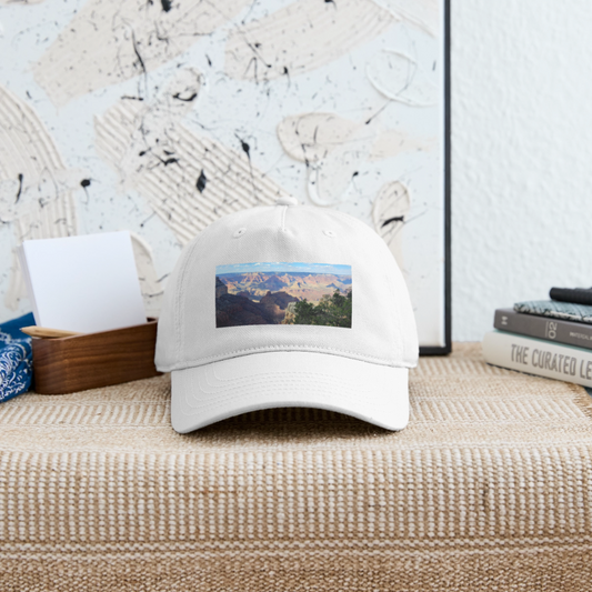 Grand Canyon | Organic Baseball Hat - White - white