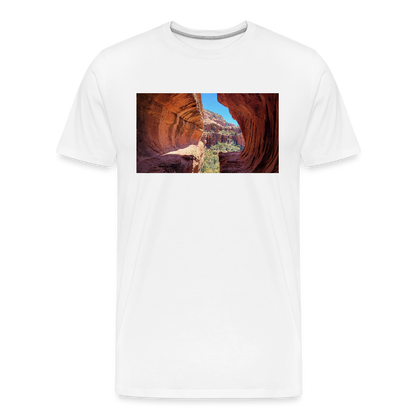 Sedona Vortex | Men's Organic T-Shirt - White - white