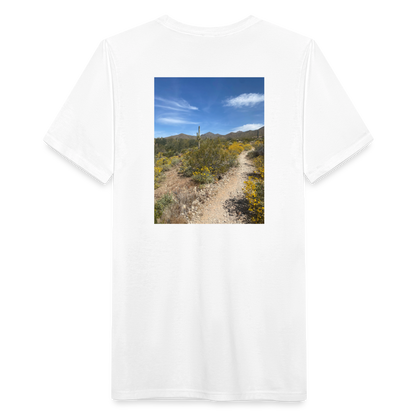 Lost Dog Trail | Men's Tri-Blend Classic T-Shirt - White - white