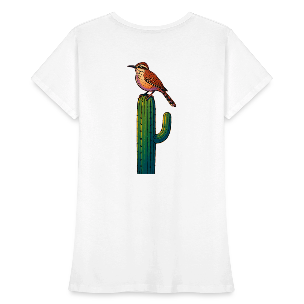 Cactus Wren Spotlight | Women's Organic Classic T-Shirt - White - white