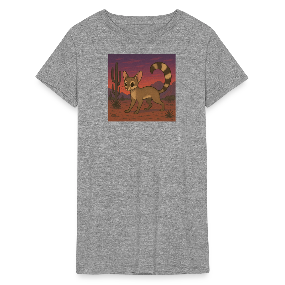 Ringtail Landscape | Women's Tri-Blend T-Shirt - Gray - heather gray