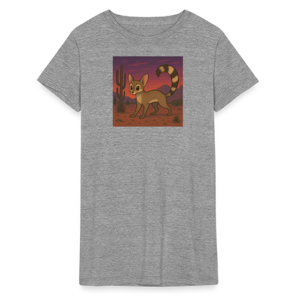 Ringtail Landscape | Women's Tri-Blend T-Shirt - Gray - heather gray