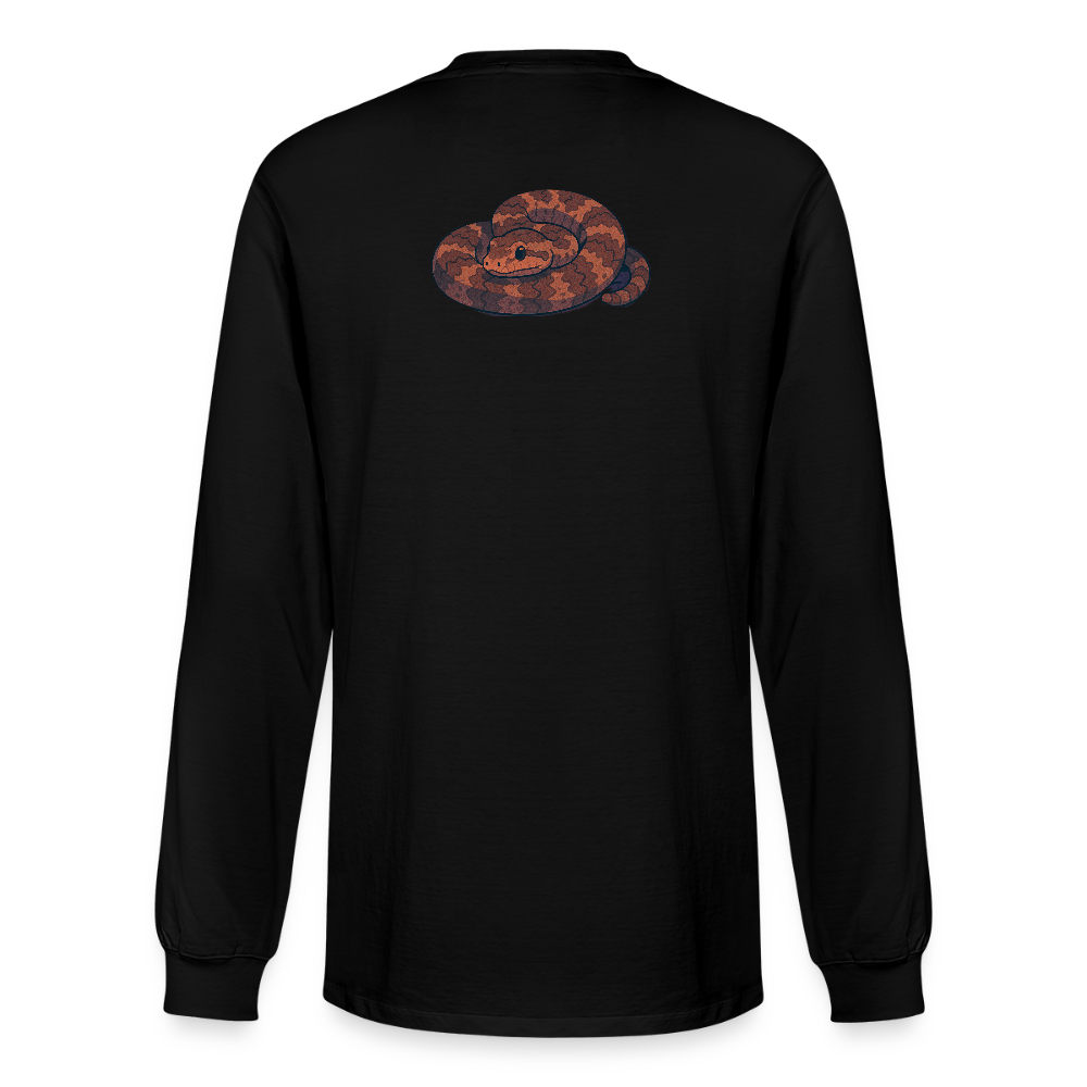 Ridge-nosed Rattlesnake Spotlight | Men's Organic Classic Long Sleeve T-Shirt - Black - black