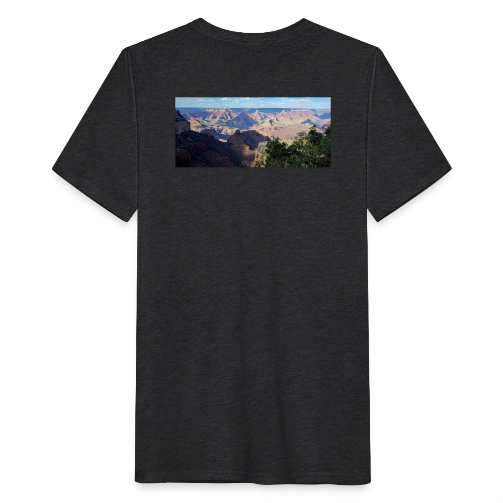 Grand Canyon | Men's Tri-Blend Classic T-Shirt - Black - heather black