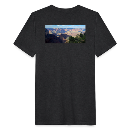 Grand Canyon | Men's Tri-Blend Classic T-Shirt - Black - heather black