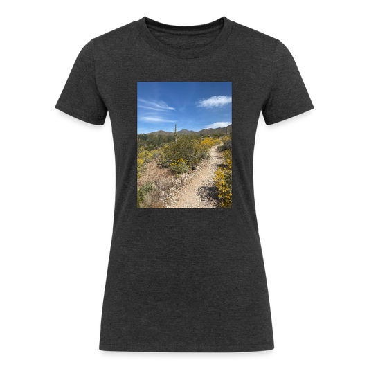 Lost Dog Trail | Women's Tri-Blend T-Shirt - Black - heather black