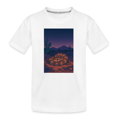 Ridge-nosed Rattlesnake Landscape | Kids Organic T-Shirt - White - white