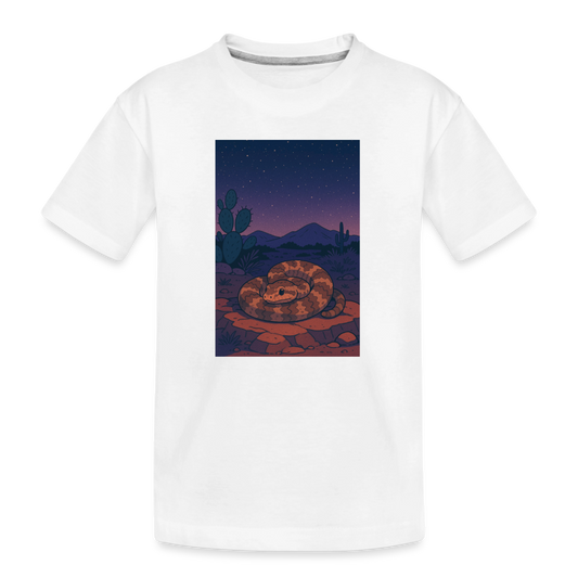 Ridge-nosed Rattlesnake Landscape | Kids Organic T-Shirt - White - white