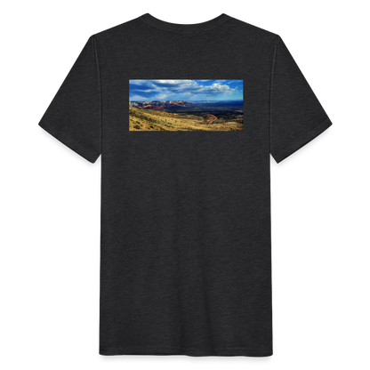 Verde Valley Views | Men's Classic Tri-Blend T-Shirt - Black - heather black