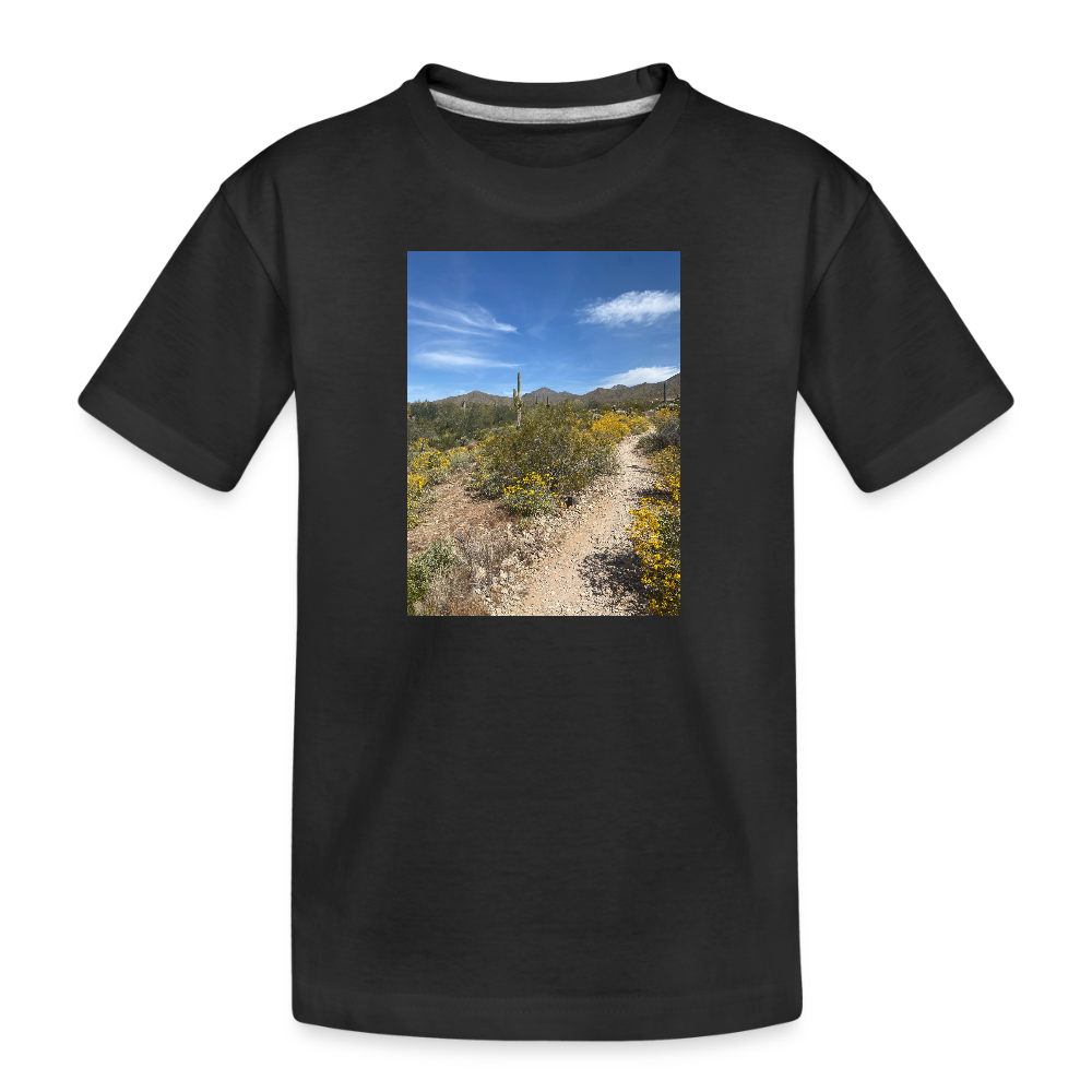 Lost Dog Trail | Kids Organic T-Shirt - Black - black