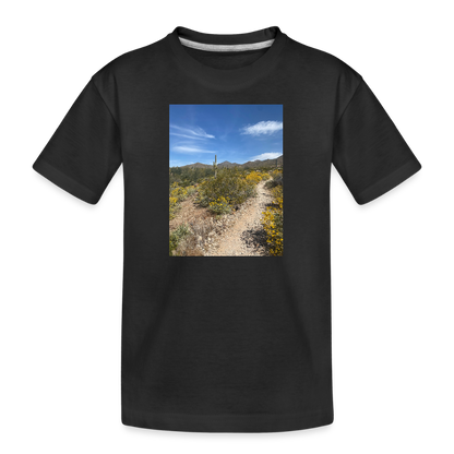 Lost Dog Trail | Kids Organic T-Shirt - Black - black