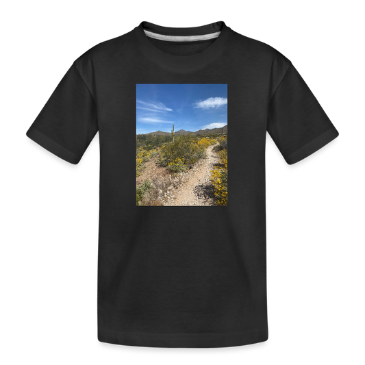 Lost Dog Trail | Kids Organic T-Shirt - Black - black