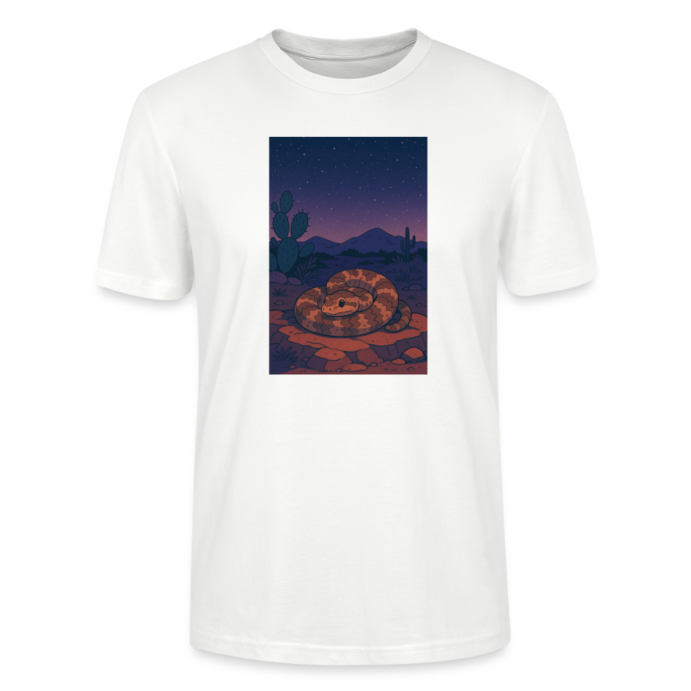 Ridge-nosed Rattlesnake Landcape | Men's Organic T-Shirt - White - white