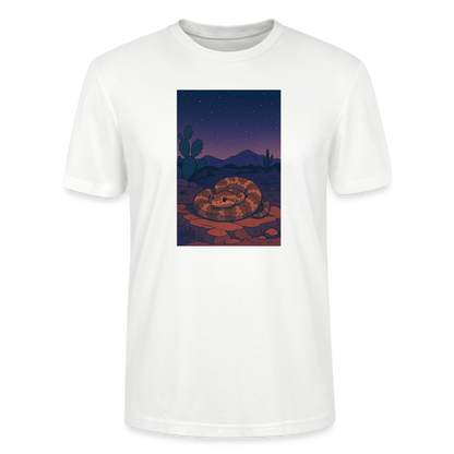 Ridge-nosed Rattlesnake Landcape | Men's Organic T-Shirt - White - white