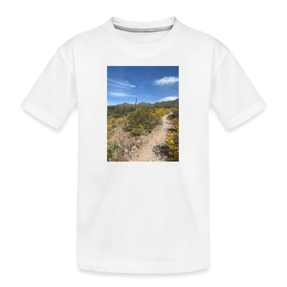 Lost Dog Trail | Kids Organic T-Shirt - White - white