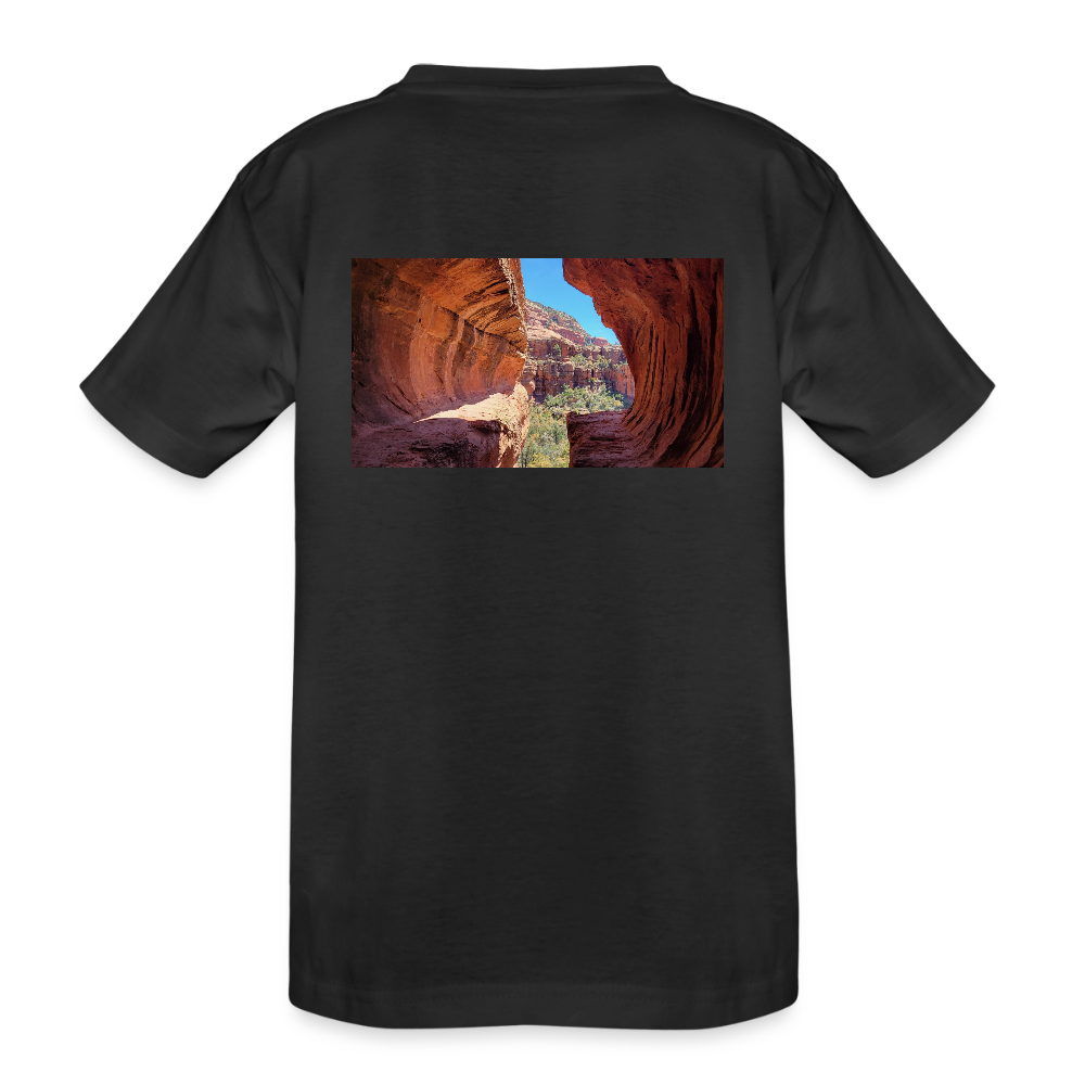 Sedona Vortex | Kid's Organic Classic T-Shirt - Black - black