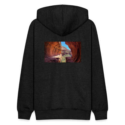 Sedona Vortex | Tri-Blend Classic Hoodie - Charcoal - charcoal grey