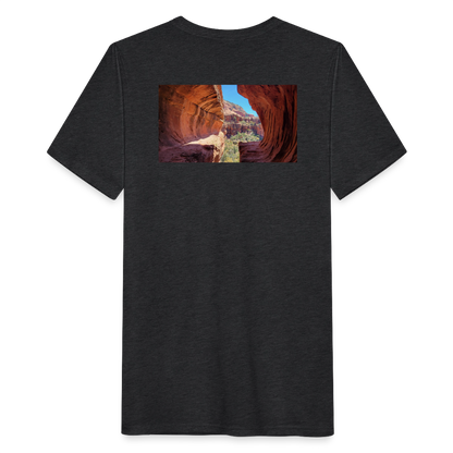Sedona Vortex | Men’s Classic Tri-Blend T-Shirt - Black - heather black