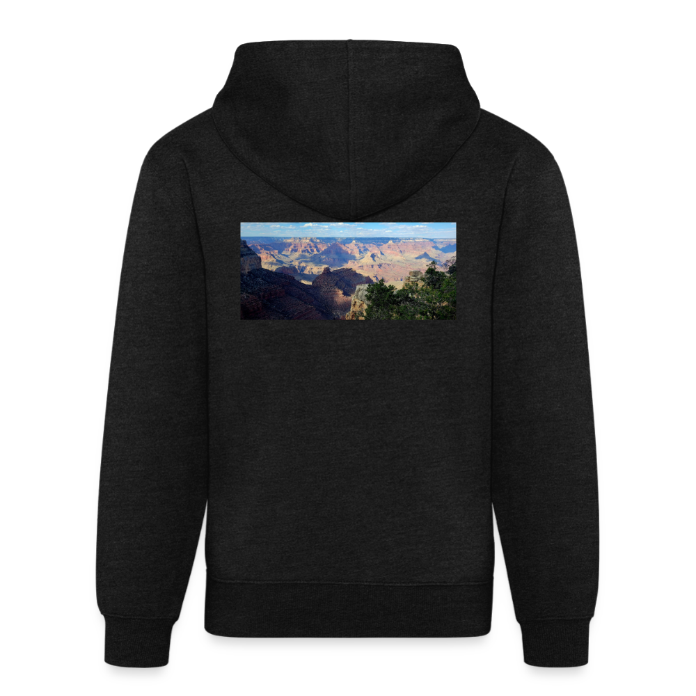 Grand Canyon | Tri-Blend Hoodie - Charcoal - charcoal grey