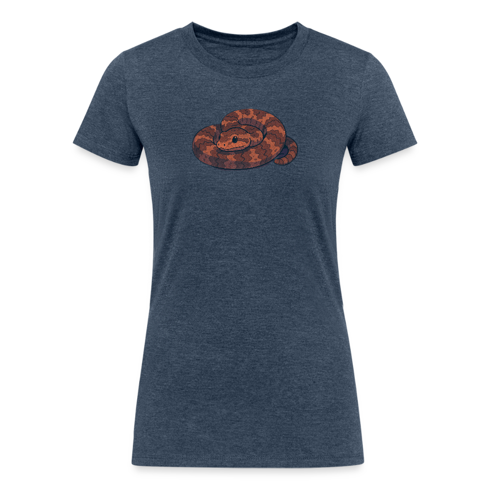 Ridge-nosed Rattlesnake Spotlight | Women's Tri-Blend T-Shirt - Navy - heather navy