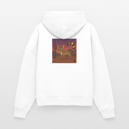 Ringtail Landscape | Women's Organic Classic Hoodie - White - white