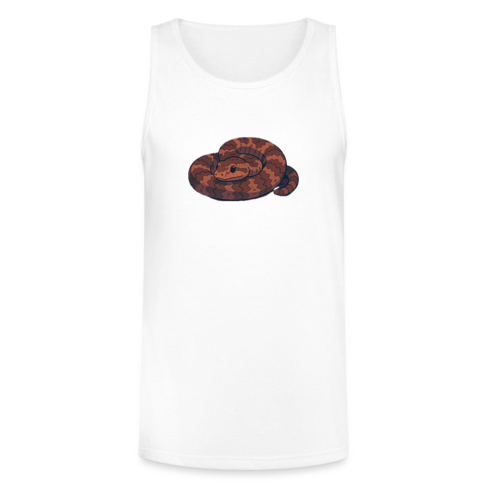 Ridge-nosed Rattlesnake Spotlight | Men's Tri-Blend Tank - White - white