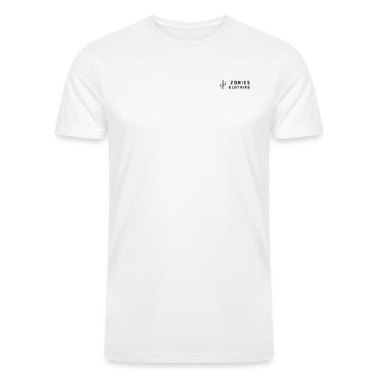 Cactus Wren Landscape | Men's Tri-Blend Classic T-Shirt - White - white