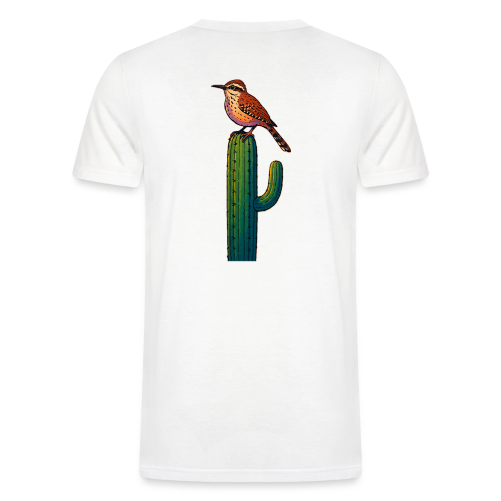 Cactus Wren Spotlight | Men's Tri-Blend Classic T-Shirt - White - white