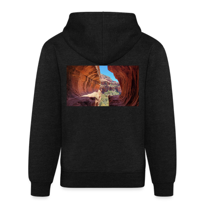 Sedona Vortex | Tri-Blend Classic Hoodie - Charcoal - charcoal grey