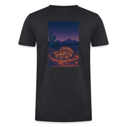 Ridge-nosed Rattlesnake Landscape | Men's Tri-Blend Classic T-Shirt - Black - heather black